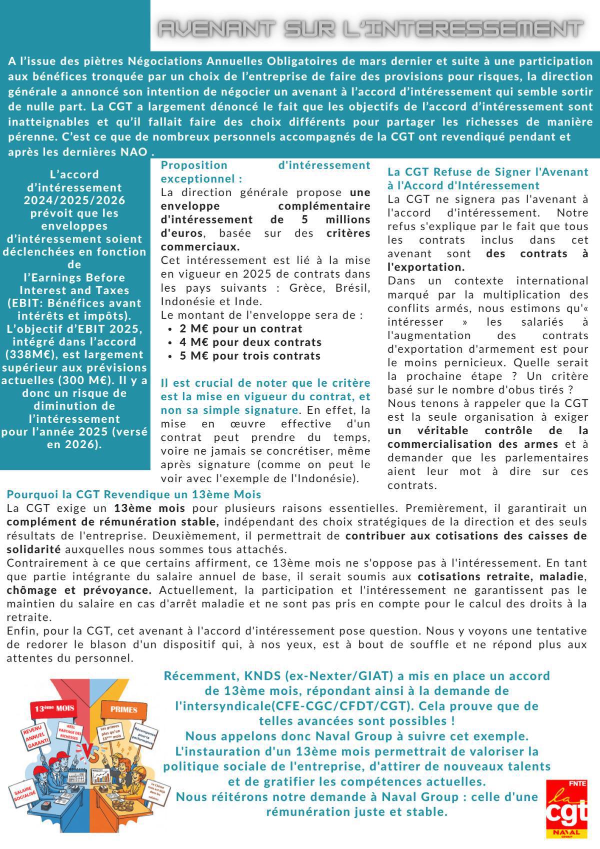 13éme mois / Intéressement : on vous dit tout !