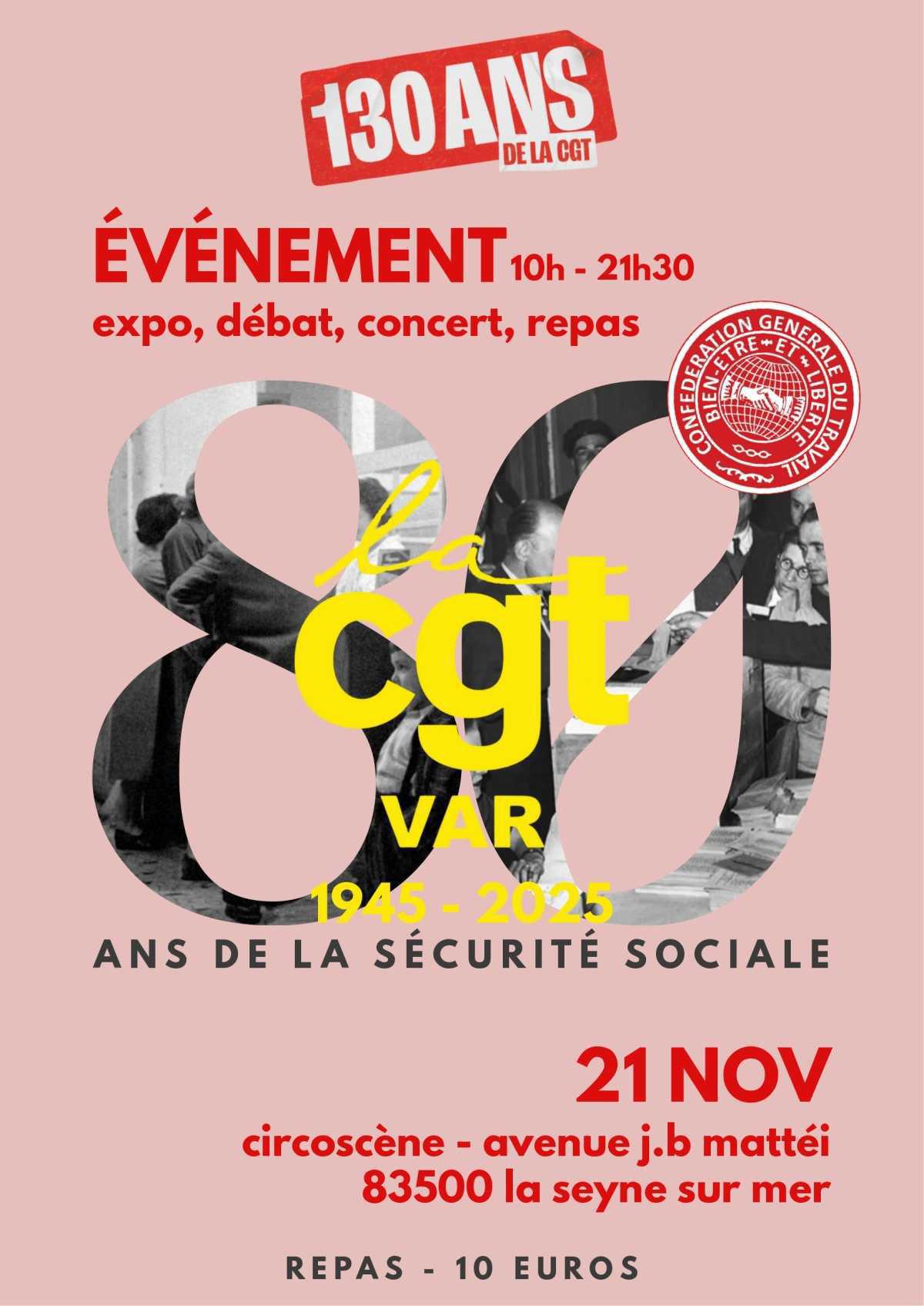 Evènement 130 CGT! Evènement 130 CGT!