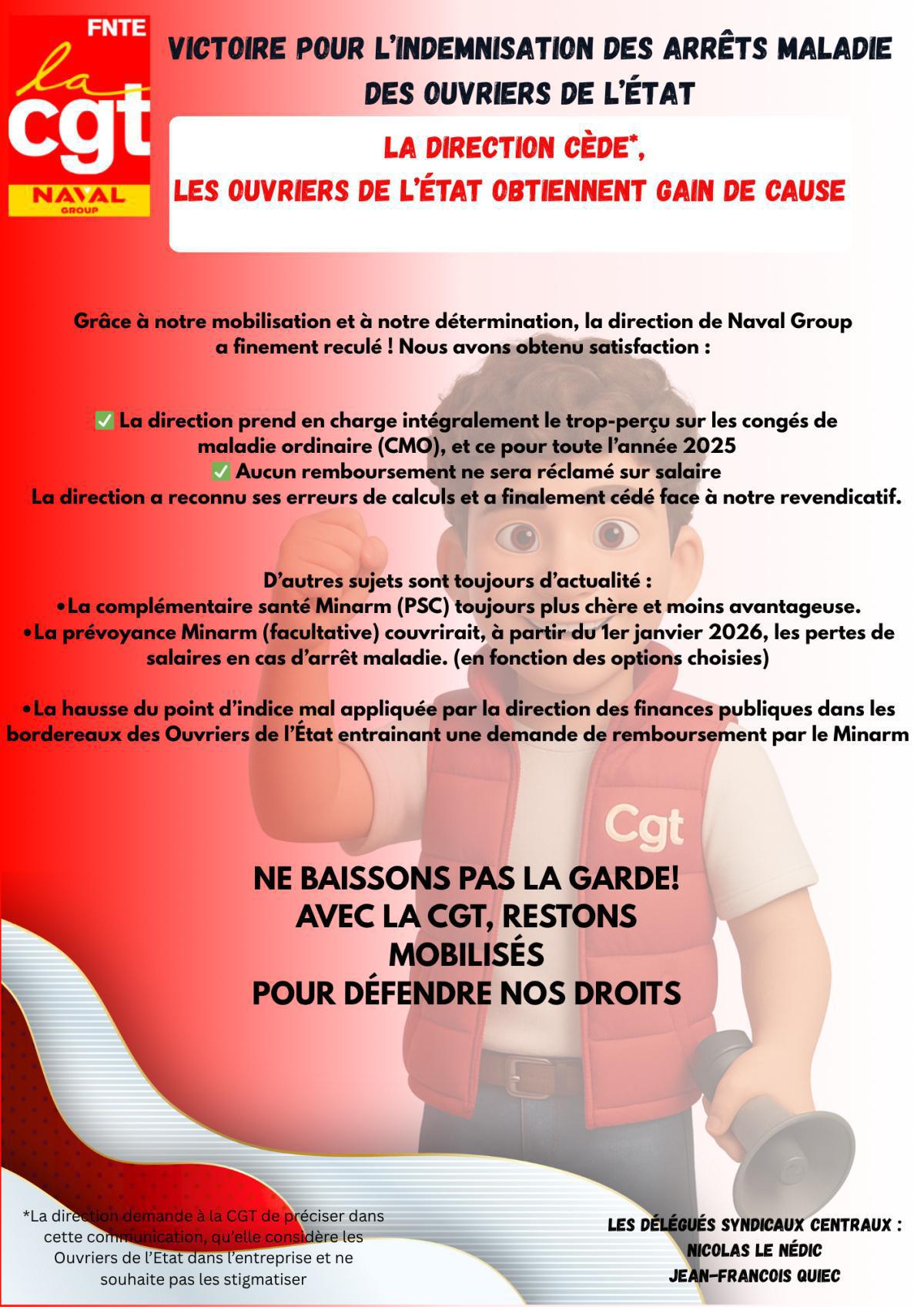 Victoire CGT pour les PMAD!