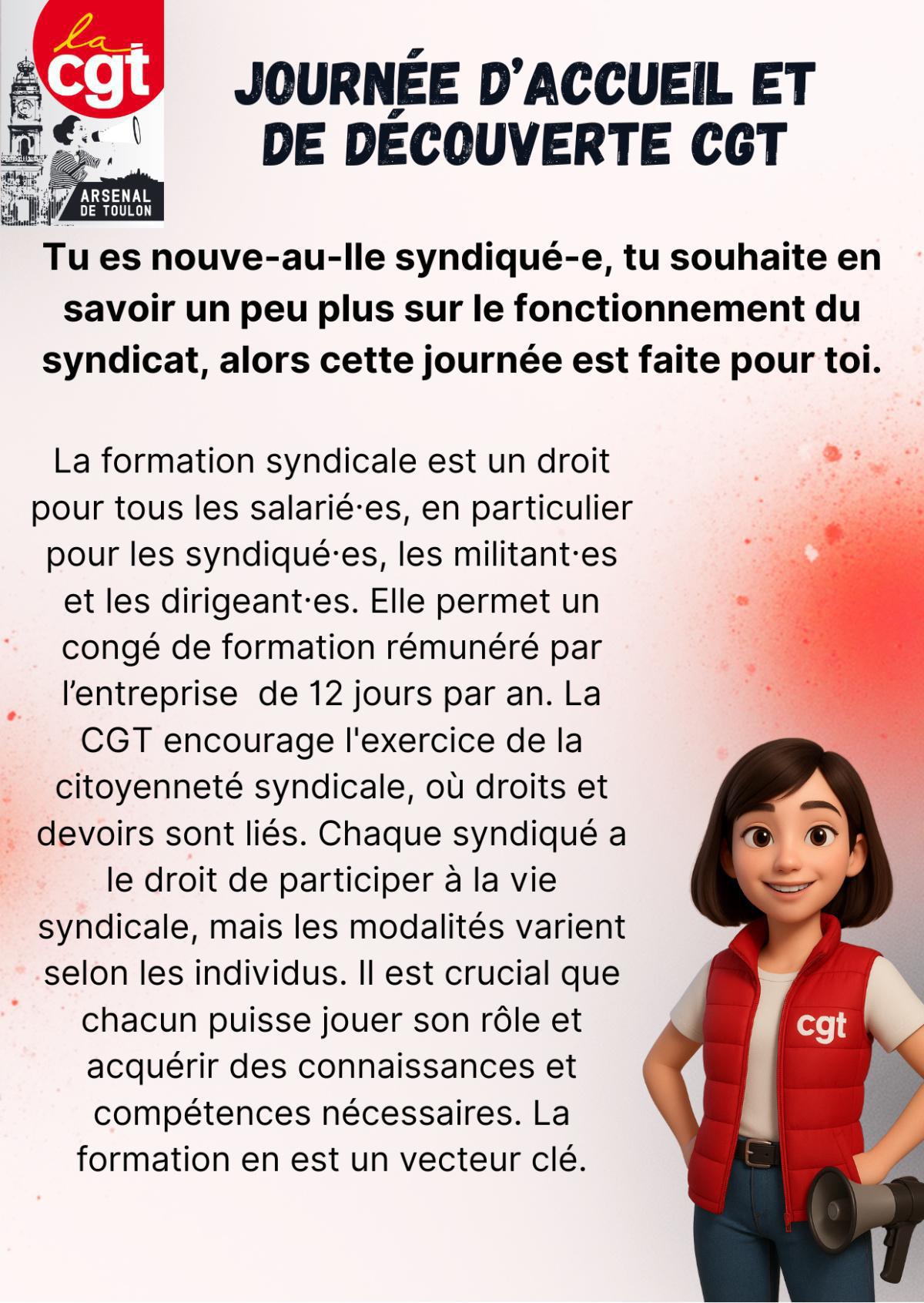 Journée d'accueil et de découverte CGT