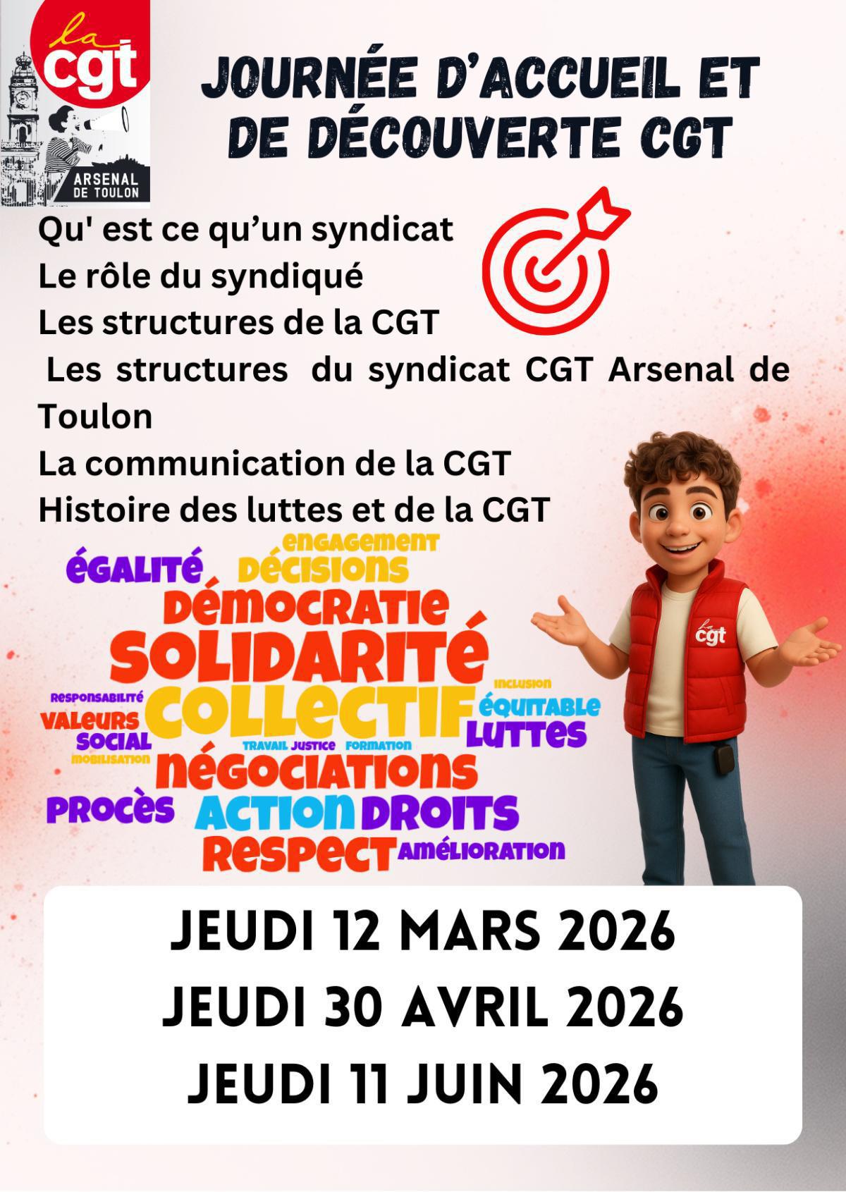 Journée d'accueil et de découverte CGT