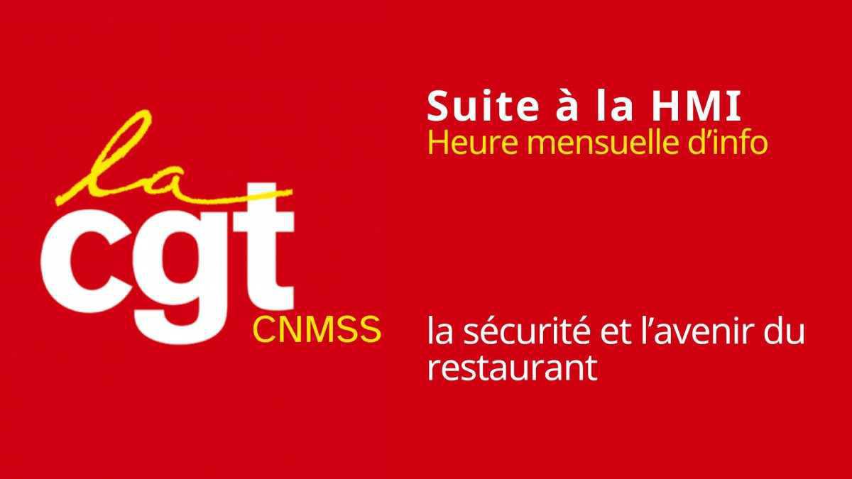 La CGT demande une FS extraordinaire dès réception du rapport d’expertise La CGT demande une FS extraordinaire dès réception du rapport d’expertise