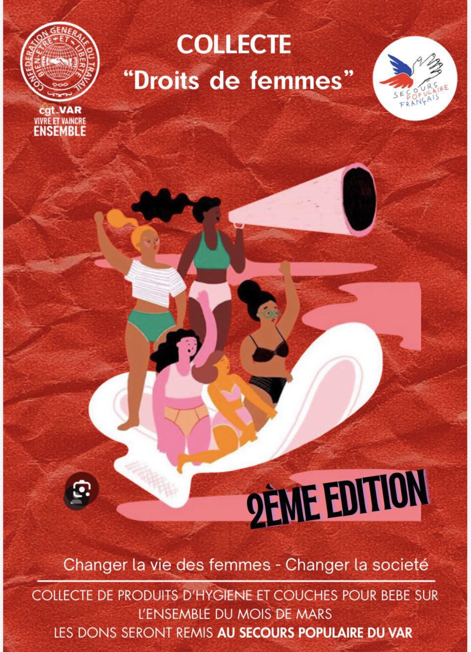 Collecte Solidaire CGT / Secours Populaire : La dignité n'attend pas !