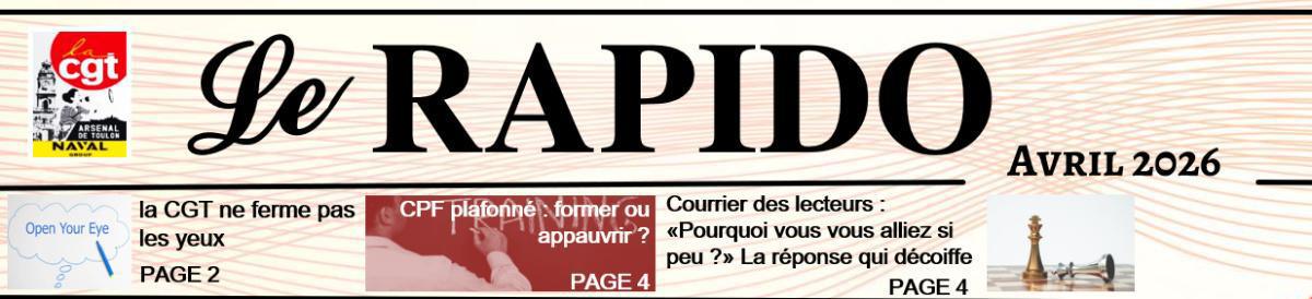 Le Rapido Avril 2026
