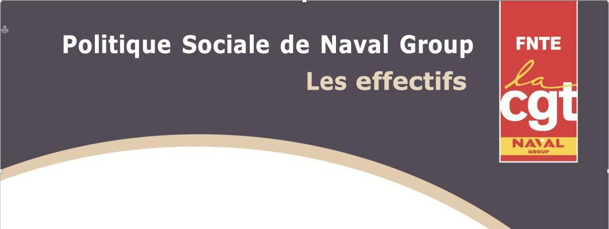 Analyse CGT : politique sociale Naval Group #LESEFFECTIFS