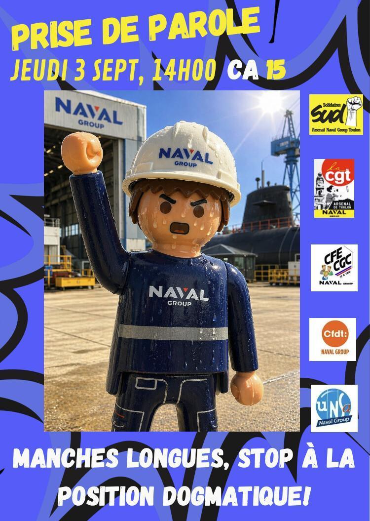 Prises de parole dans vos secteurs :Manches longues, stop à la position dogmatique!