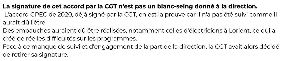 La CGT signe l'accord de Gestion des emplois, des parcours professionnels et de la mixité des métiers. La CGT signe l'accord de Gestion des emplois, des parcours professionnels et de la mixité des métiers.