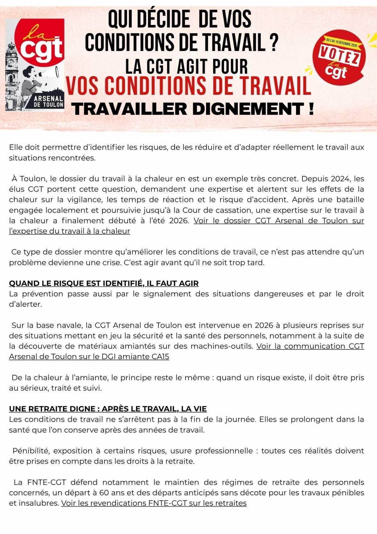 Qui décide de vos conditions de travail?