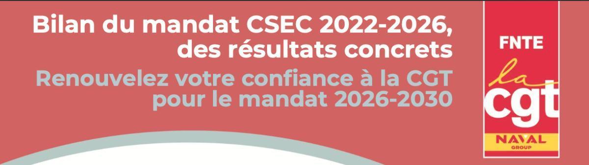 Bilan du mandat CSEC 2022-2026 : des résultats concrets