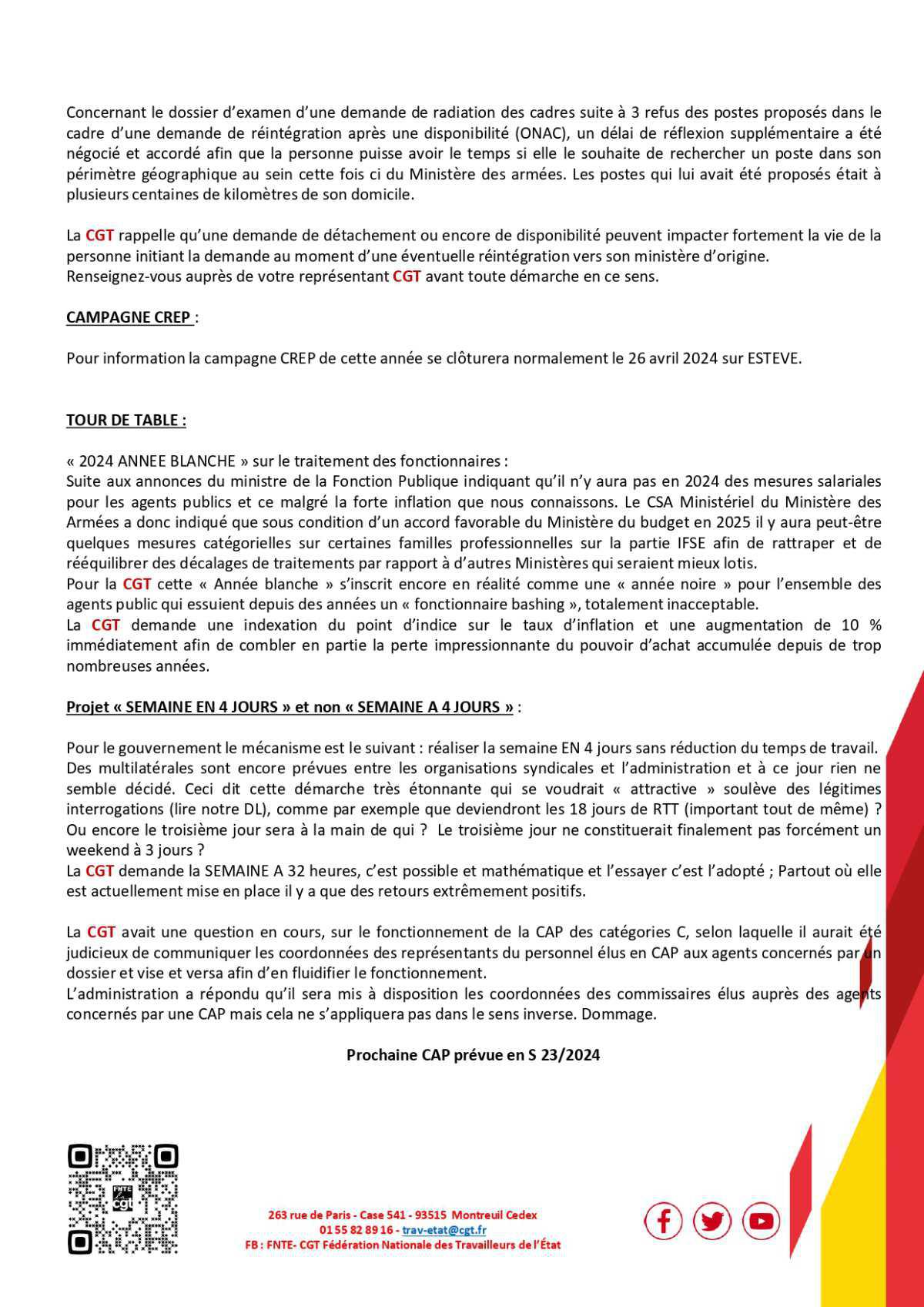 Compte Rendu CAP-C du 18 Avril 2024