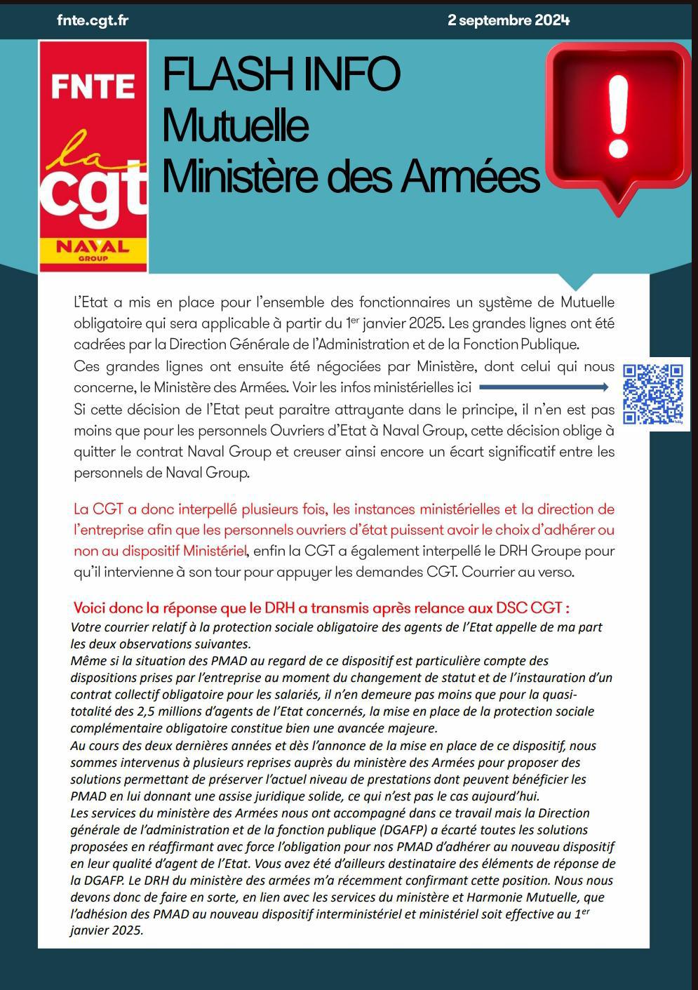 ⚠️Mutuelle Ministère des Armées⚠️