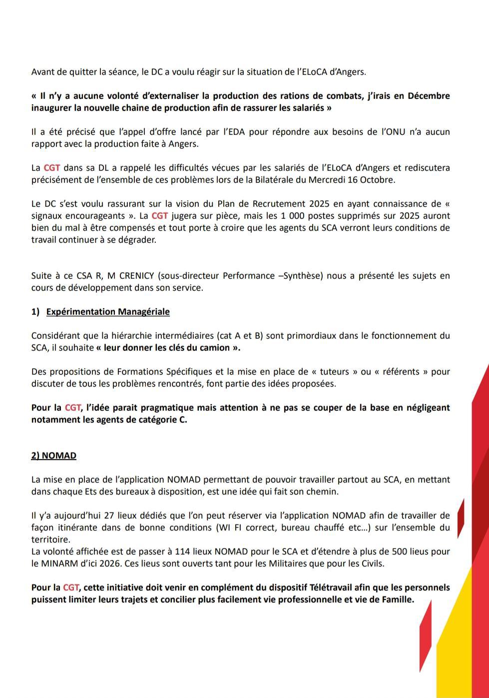 Compte rendu CSA-R SCA du 10 Octobre 2024