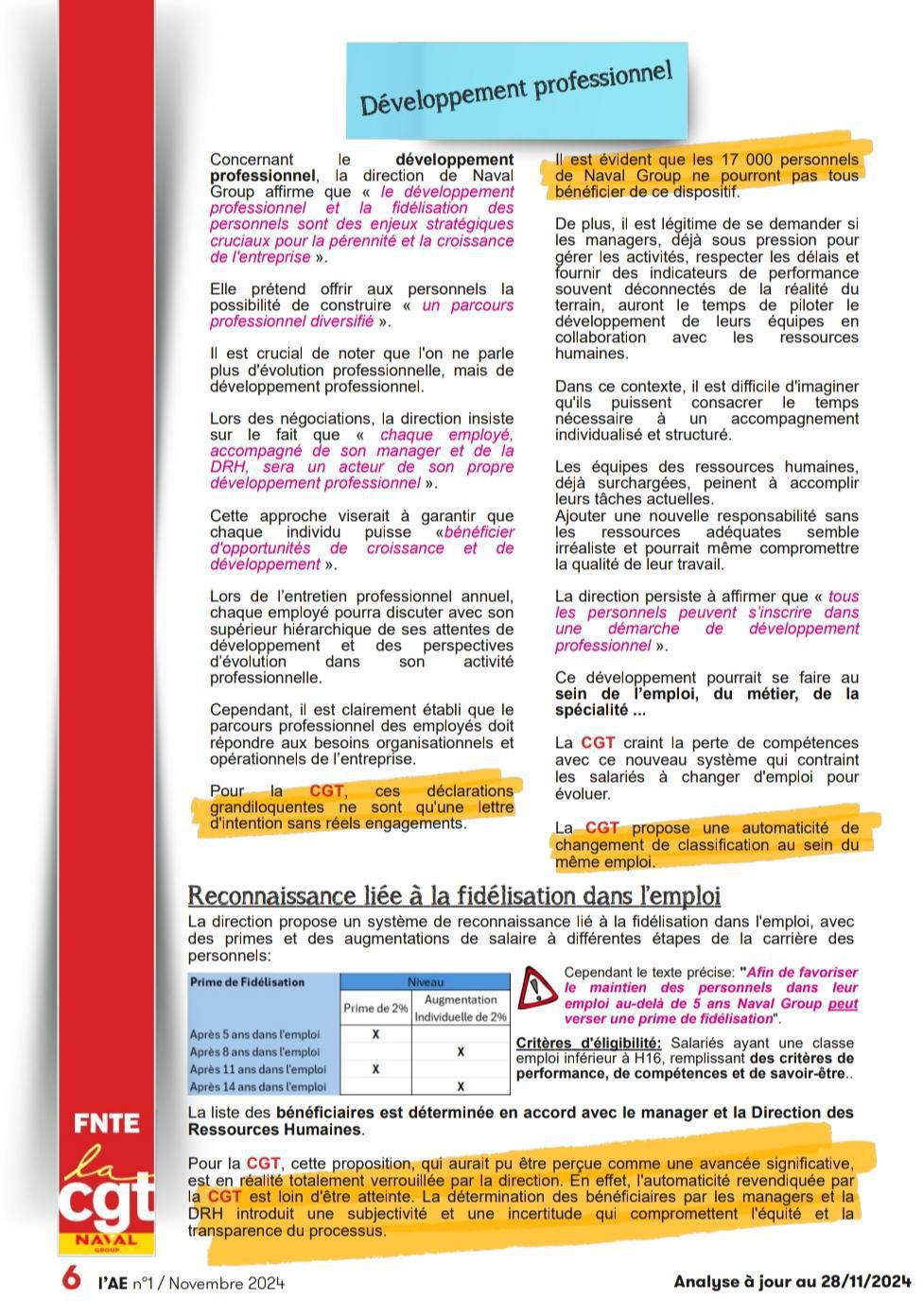 Décryptage de l'accord d'entreprise