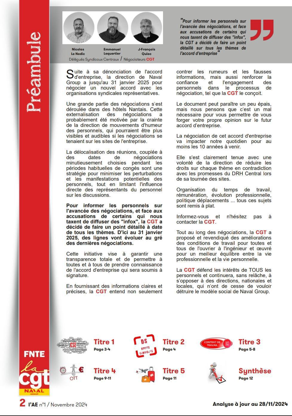 Décryptage de l'accord d'entreprise
