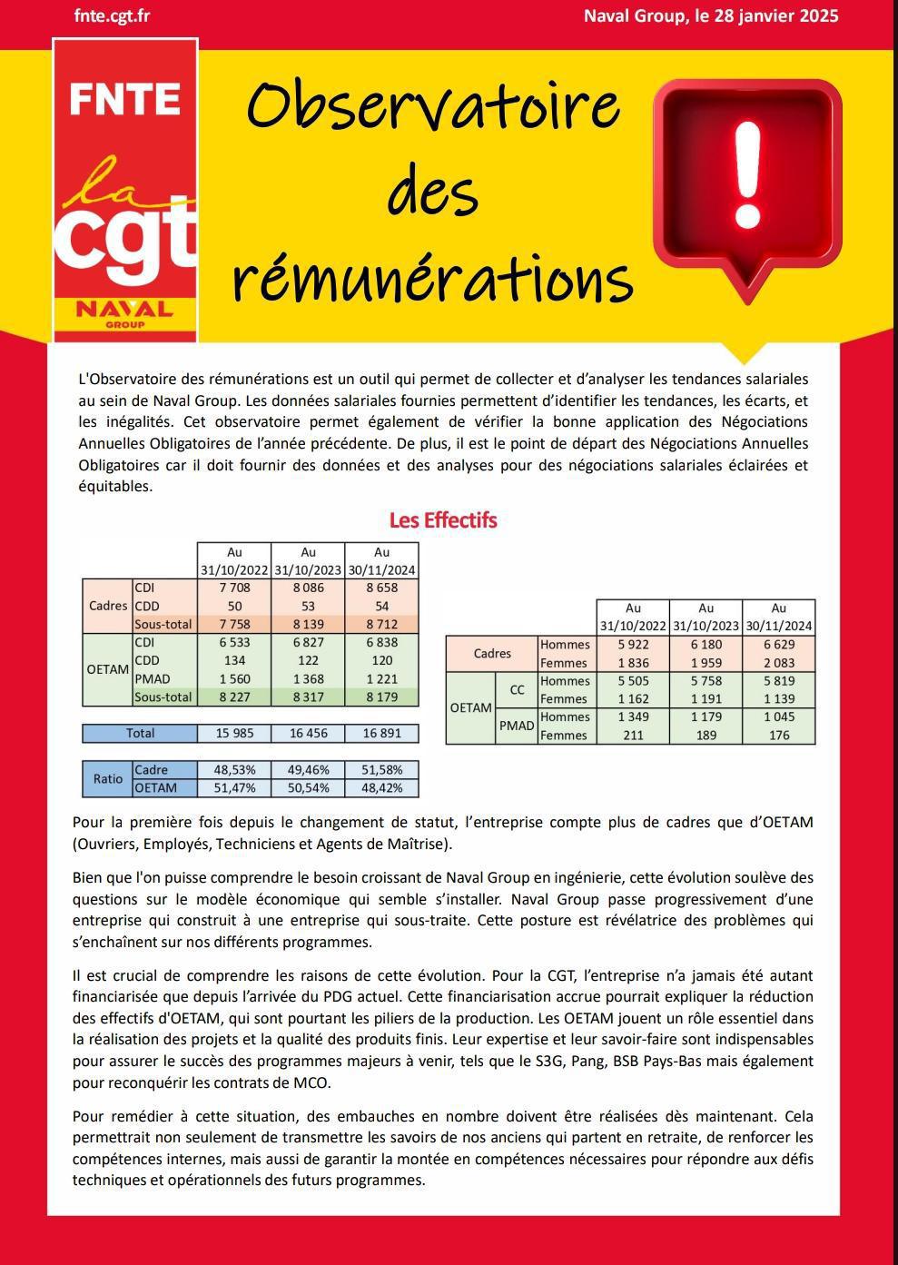 NAO : Observatoire des rémunérations