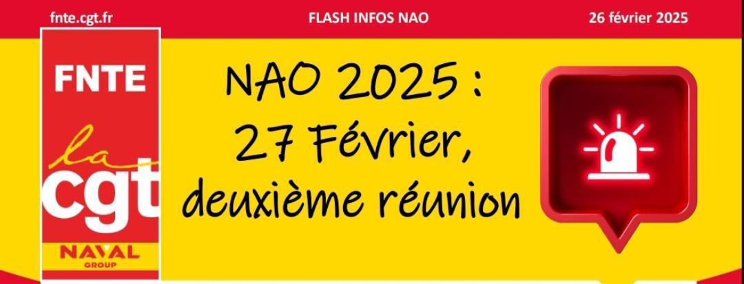 NAO 2025 : 27 février, deuxième réunion.