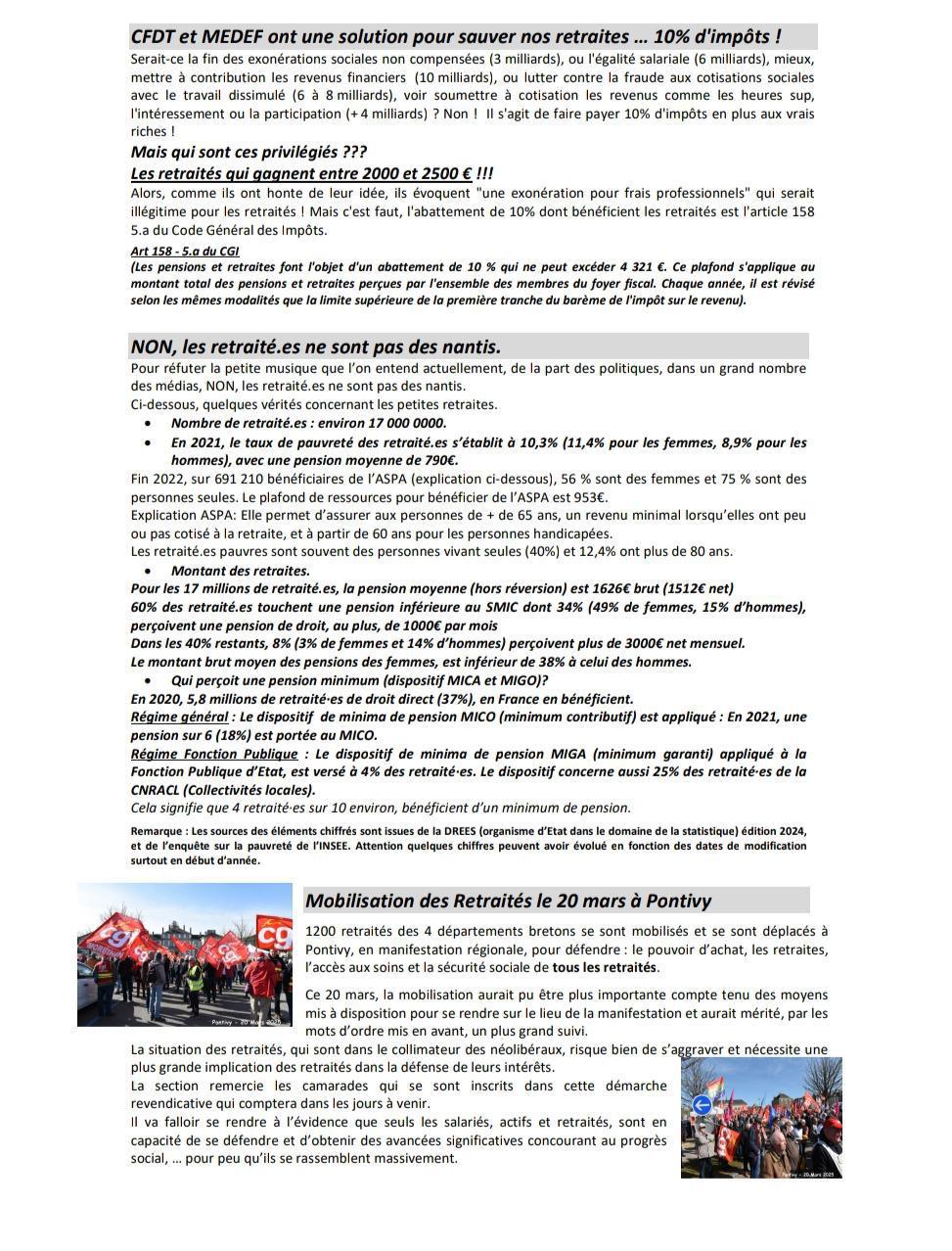 Lien des retraités n°23