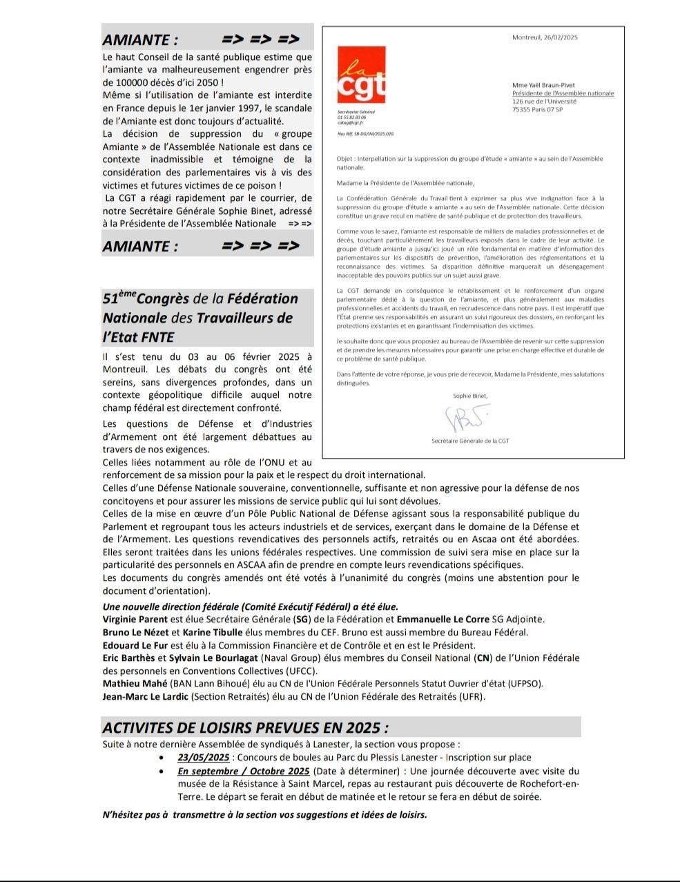 Lien des retraités n°23