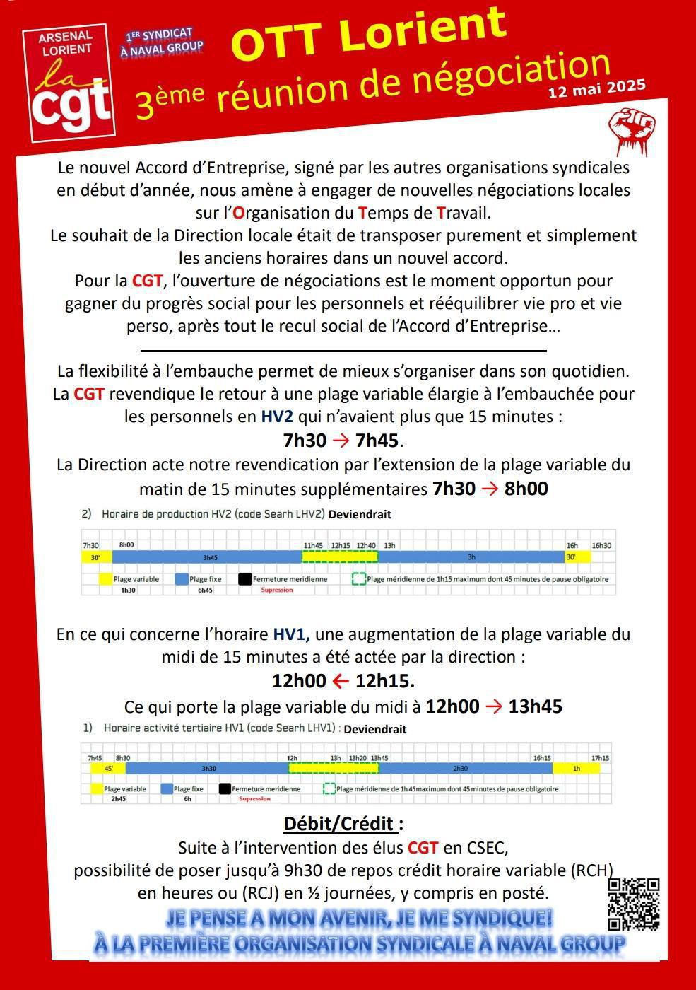Négociation OTT 3ème Réunion 
