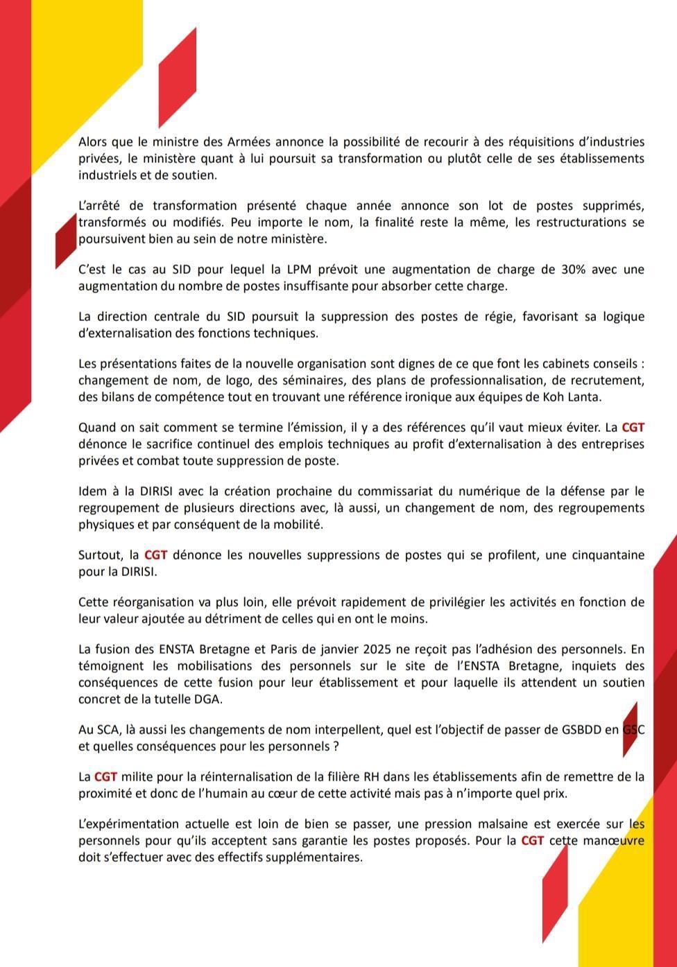 Déclaration luminaire du CSA-M du 9 Avril 2025