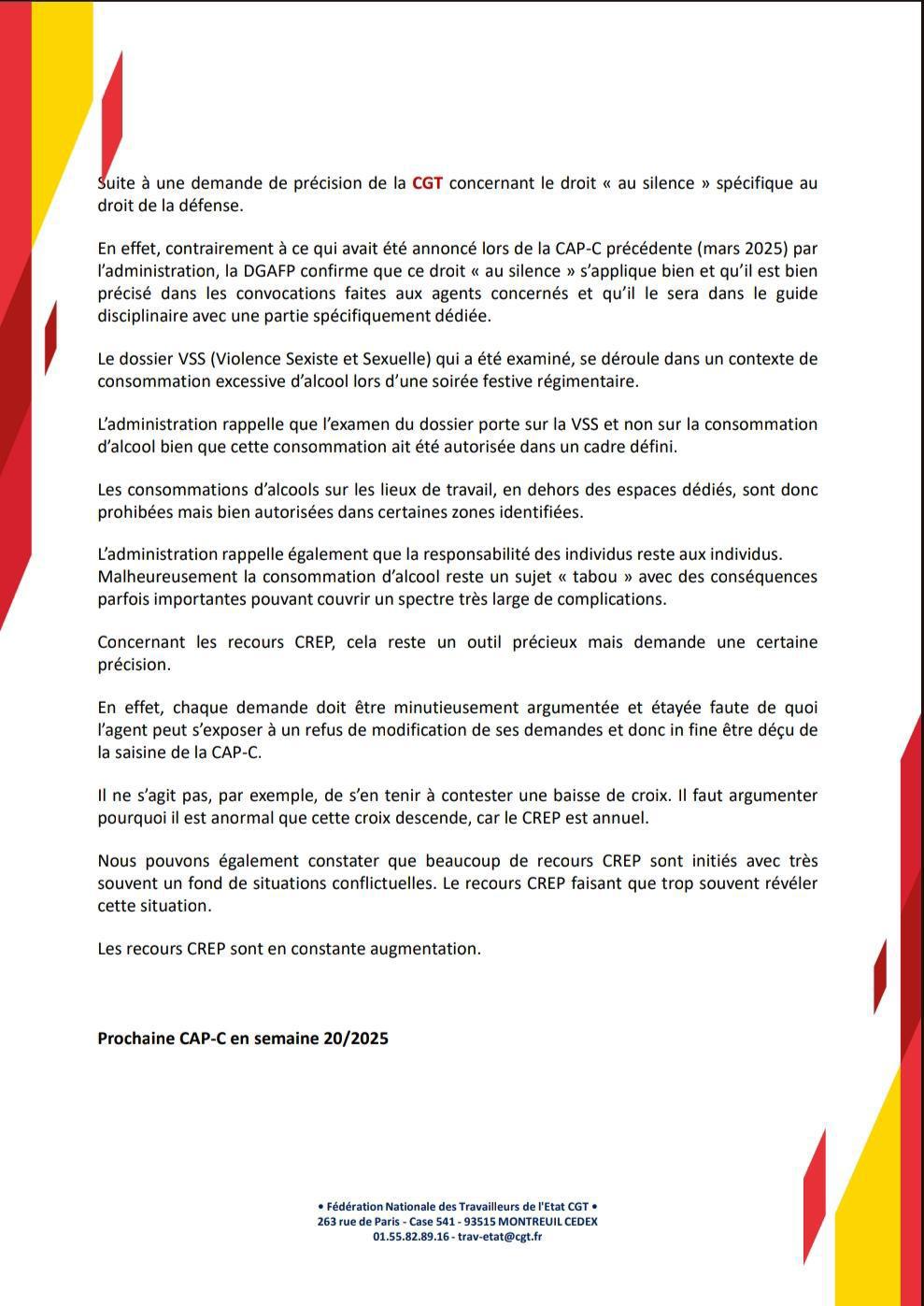 Compte Rendu CAP-C du 10 Avril 2025