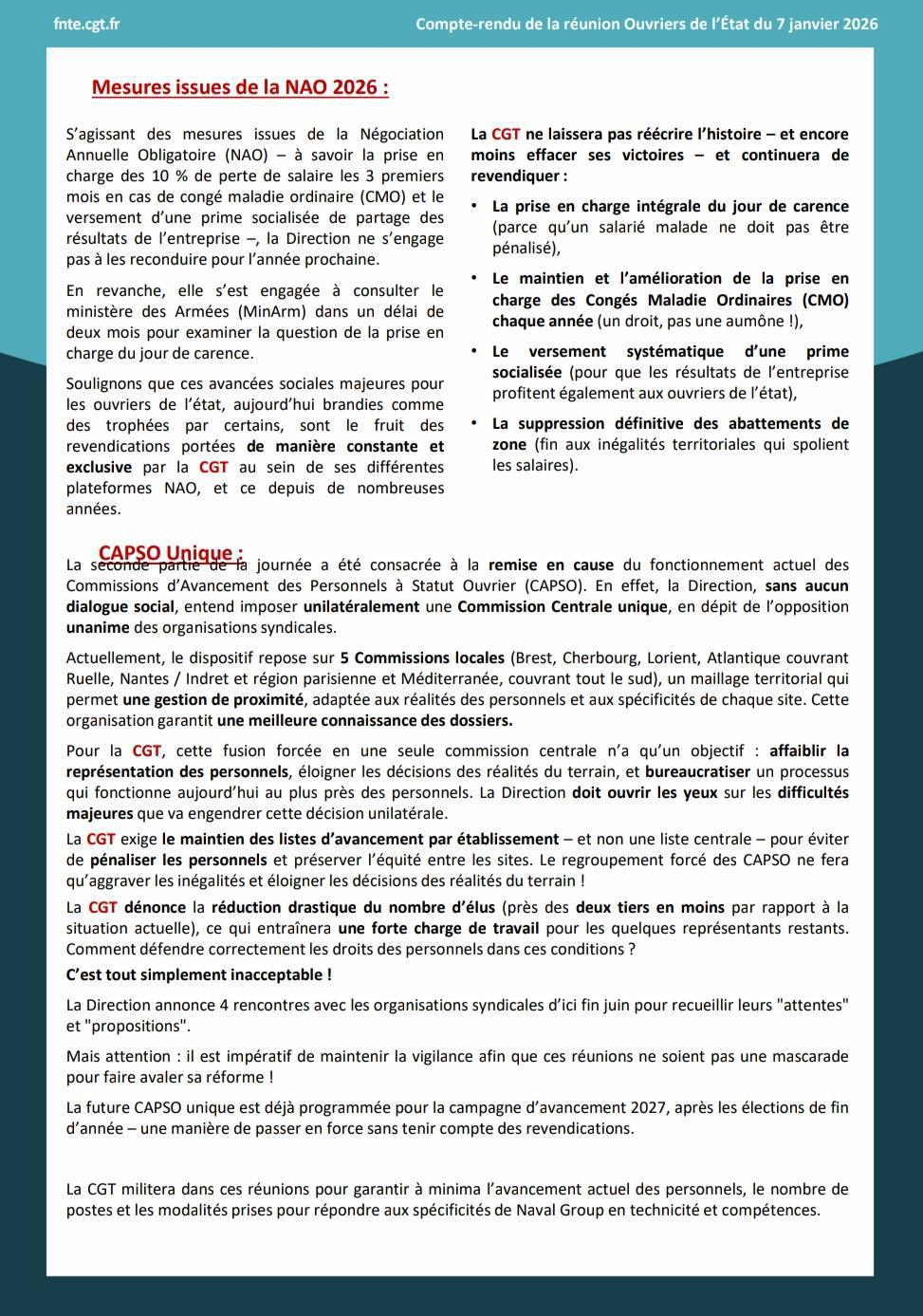 Gestion des Ouvriers de l'État à Naval Group