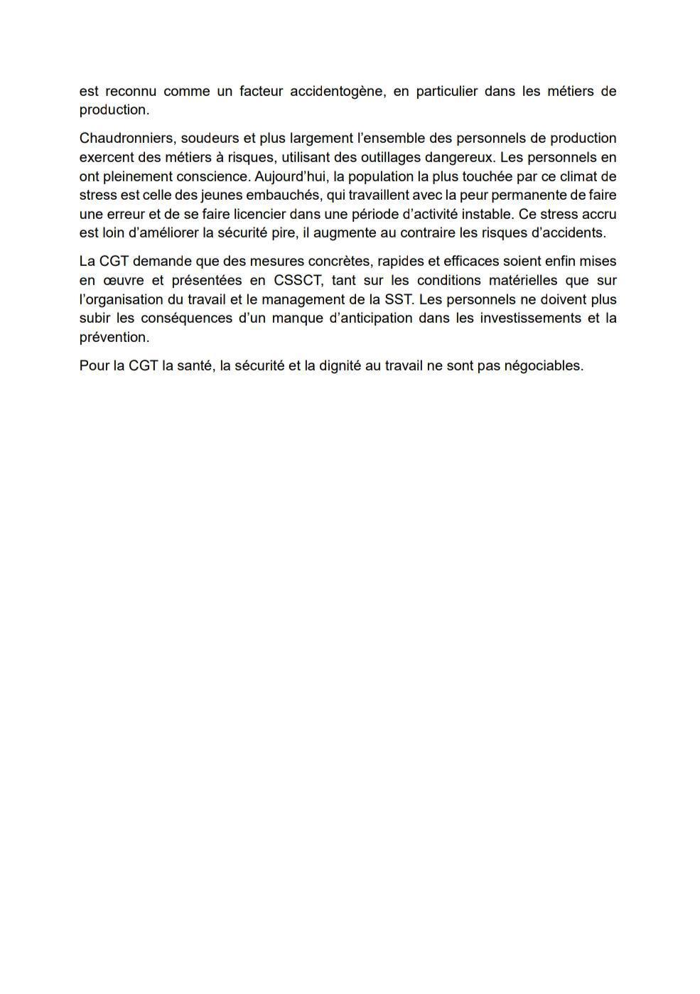 Déclaration Liminaire CSE du 10 février 2026