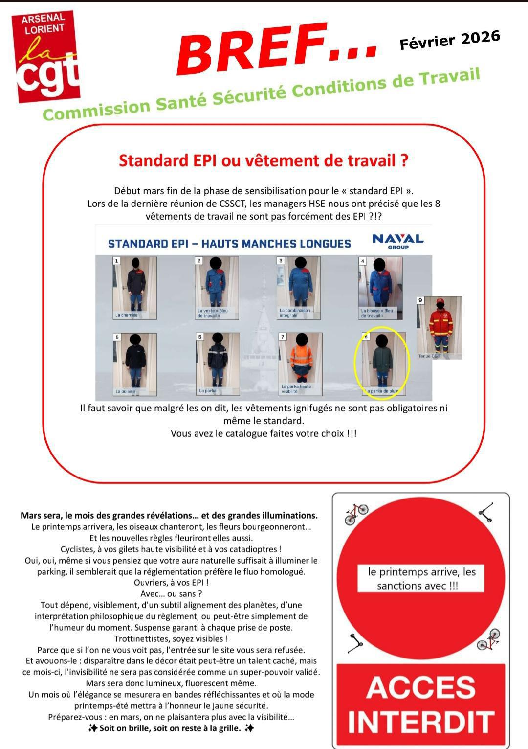 Compte rendu CSSCT février 2026