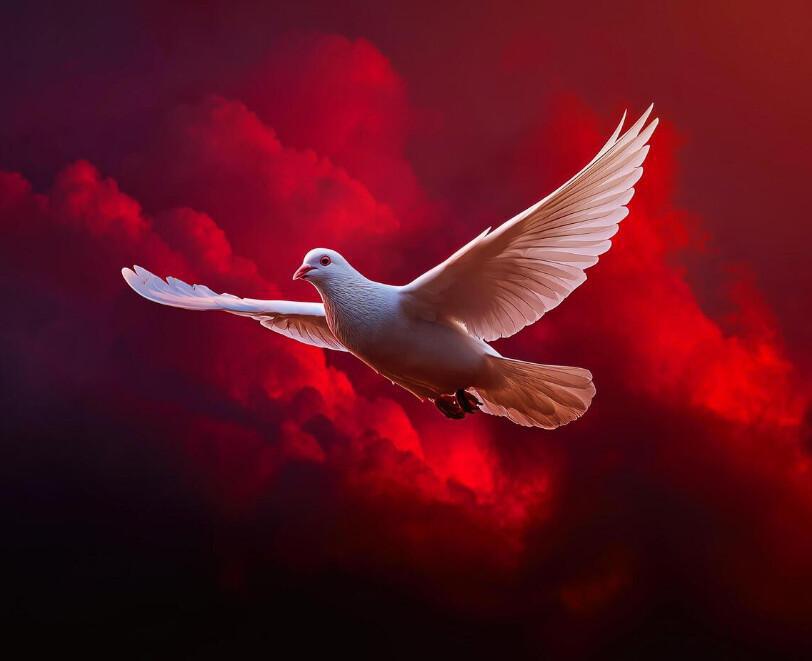 🕊️Une colombe rouge sang🕊️