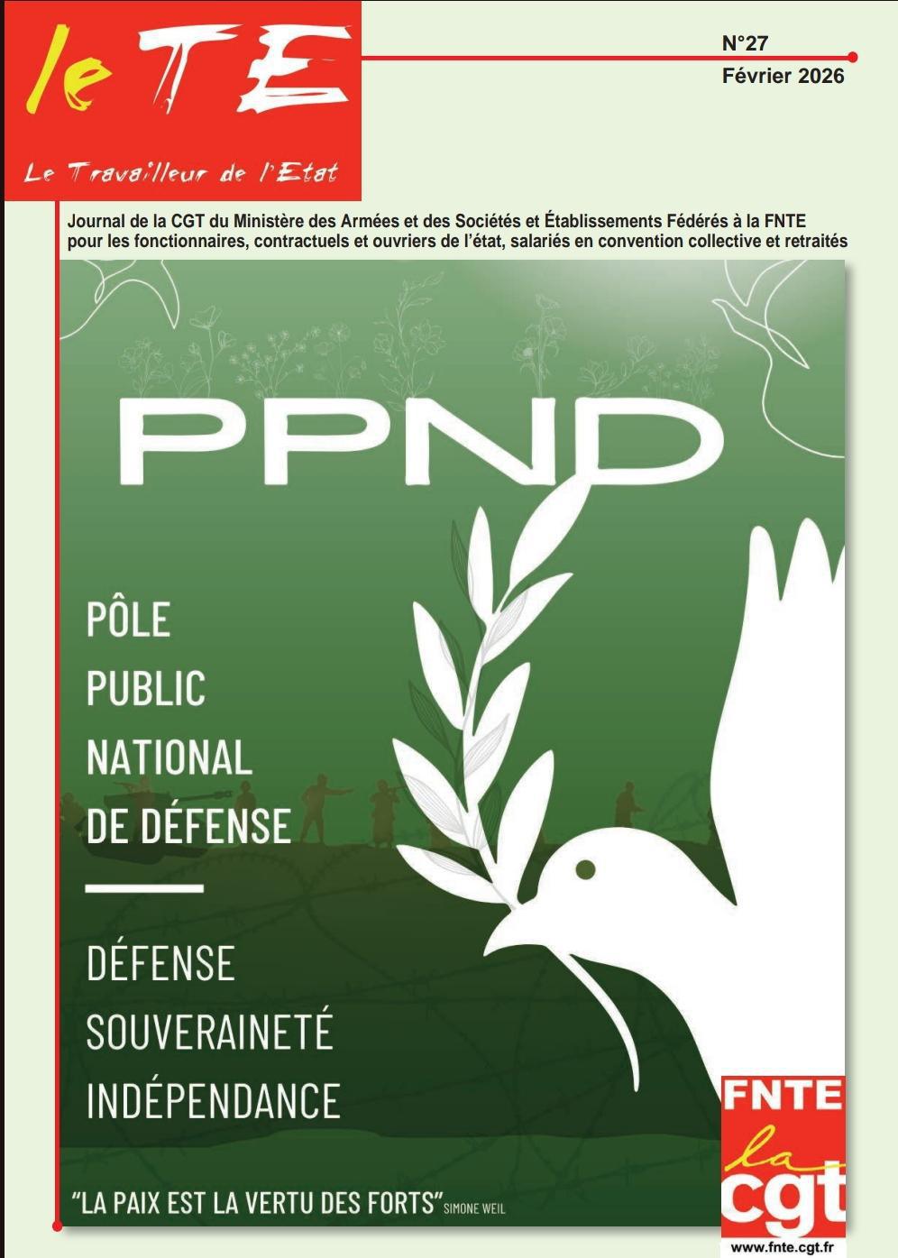 PPND Pôle Public National de Défense 