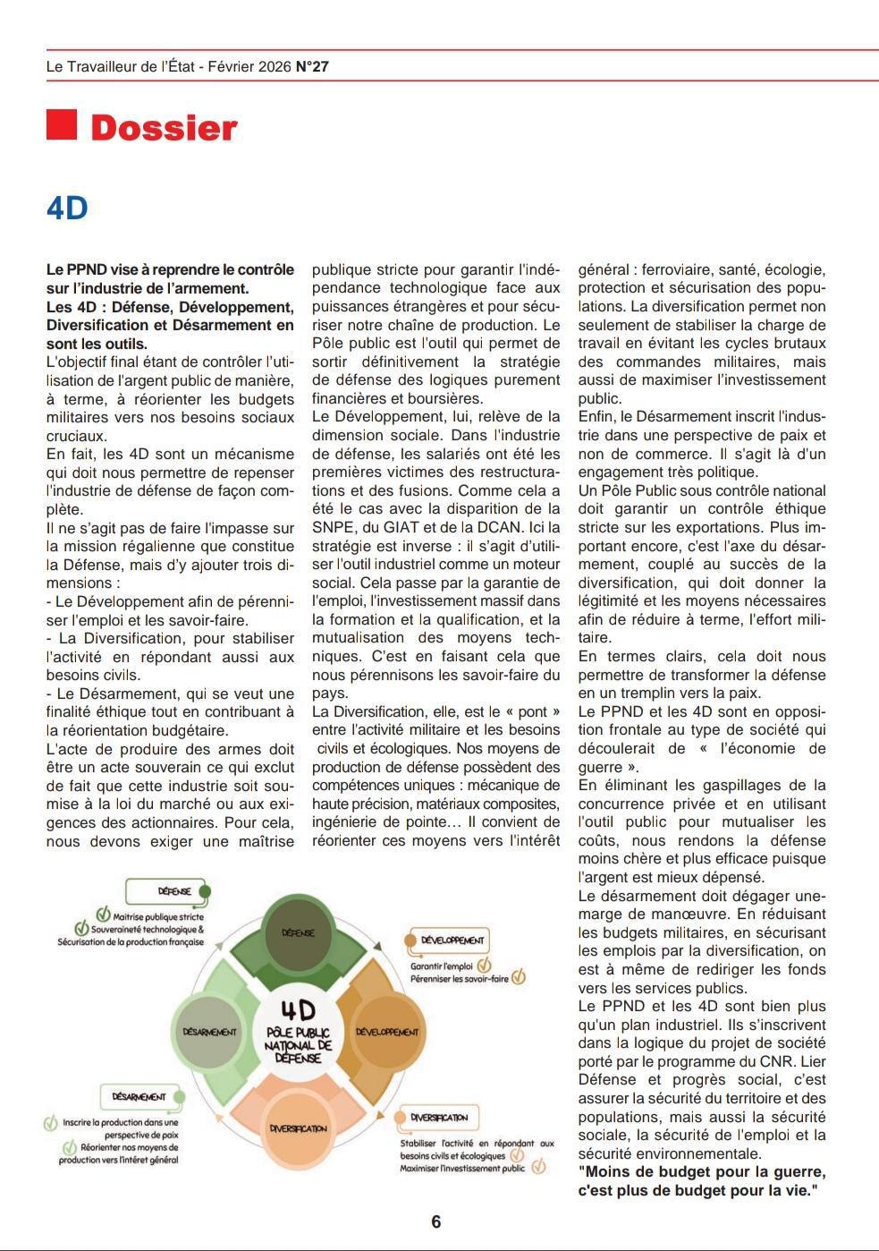 PPND Pôle Public National de Défense 