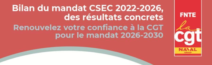 Des résultats concrets : bilan du mandat CGT au CSEC 2022-2026 