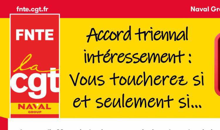 Accord triennal intéressement: Vous toucherez si et seulement si...