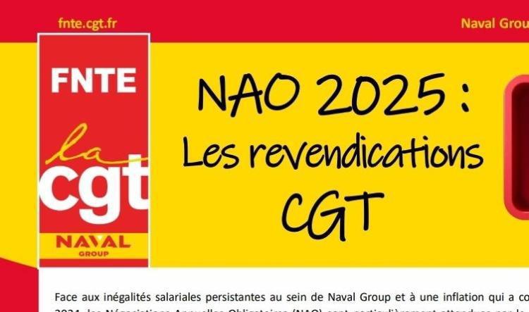 NAO 2025 : Plateforme Revendicative CGT