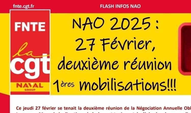 NAO : Deuxième Réunion 1ère Mobilisation