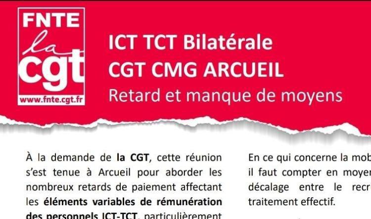 ICT TCT Bilatérale : Retard et manque de moyens