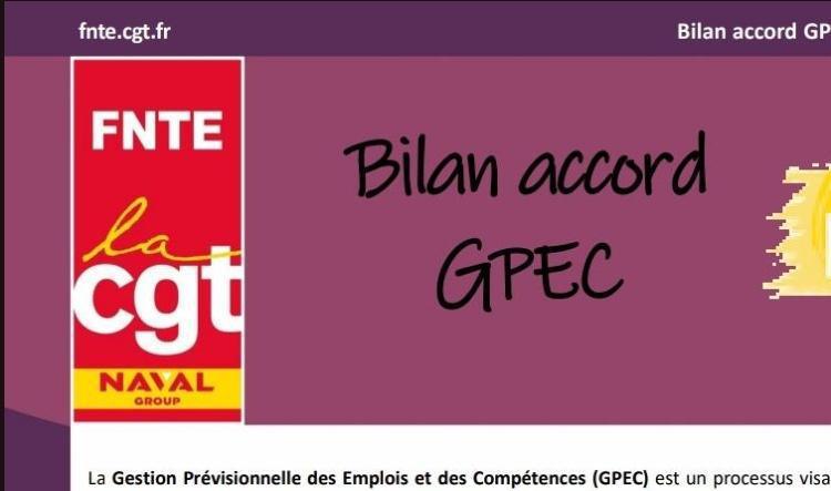 Bilan de l'accord GPEC