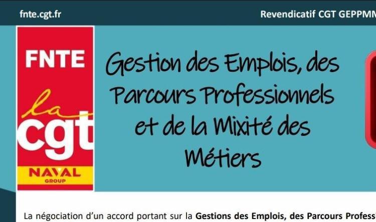 Revendicatif GEPPMM : Gestion des Emplois, de Parcours Professionnels et de la Mixité des Métiers