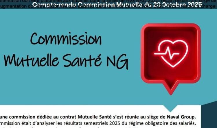 ⚠️ Commission mutuelle santé Naval Group ⚠️