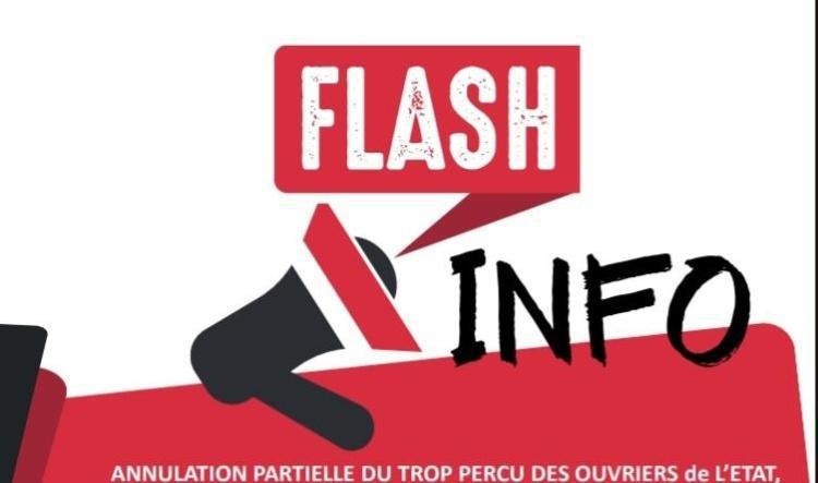 Annulation partielle du trop perçu des Ouvriers de l'État, il manque 710162 € !!!