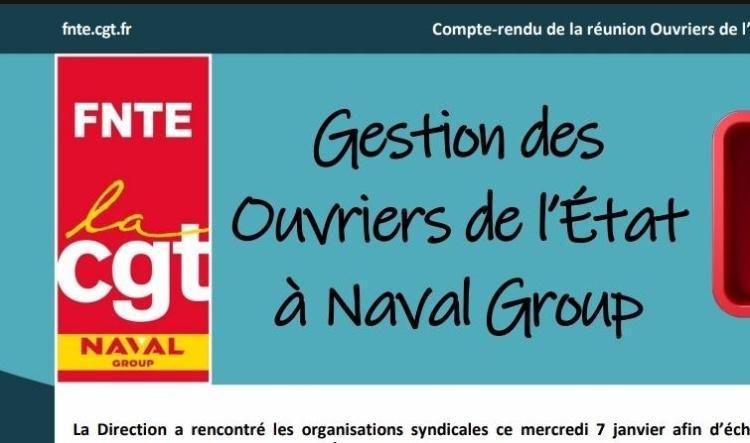 Gestion des Ouvriers de l'État à Naval Group