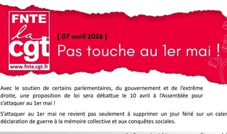 Pas touche au 1er mai !