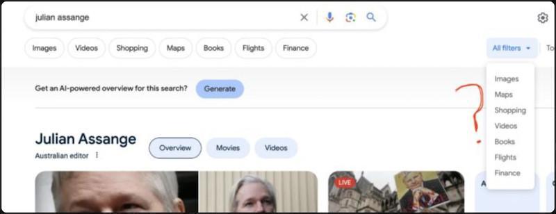 L'Onglet "Actualités" de Google réapparaît après un test surprenant