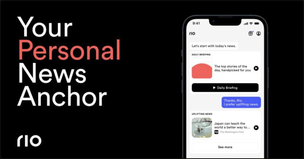 Curio lance Rio, un présentateur de nouvelles IA personnalisé 