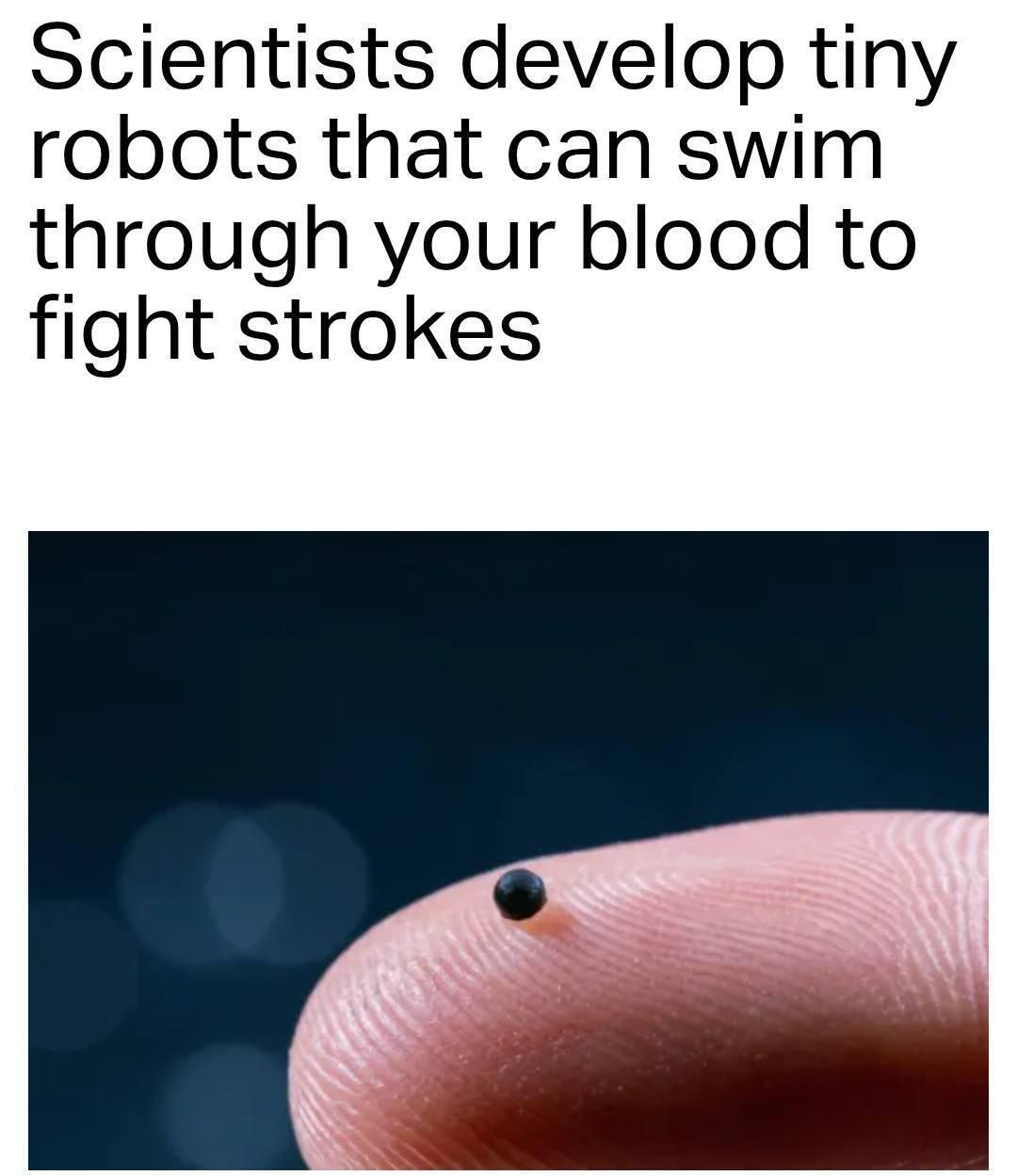 ابتكار روبوتات دقيقة لعلاج الأمراض داخل الجسم ابتكار روبوتات دقيقة لعلاج الأمراض داخل الجسم