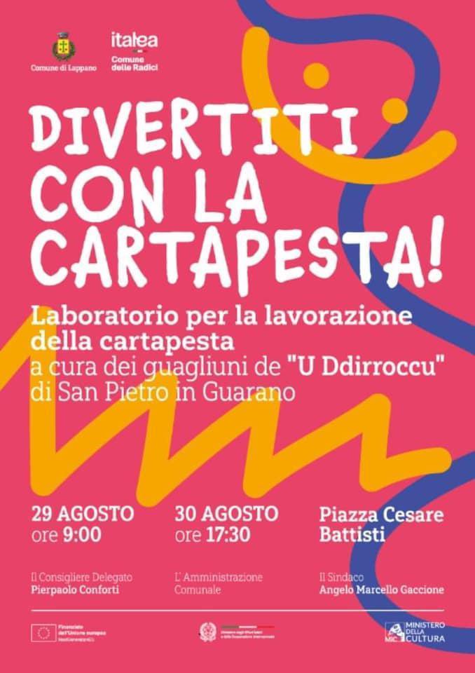 La notte del Miracolo - Laboratorio di Carta Pesta (inizio ore 17:30)