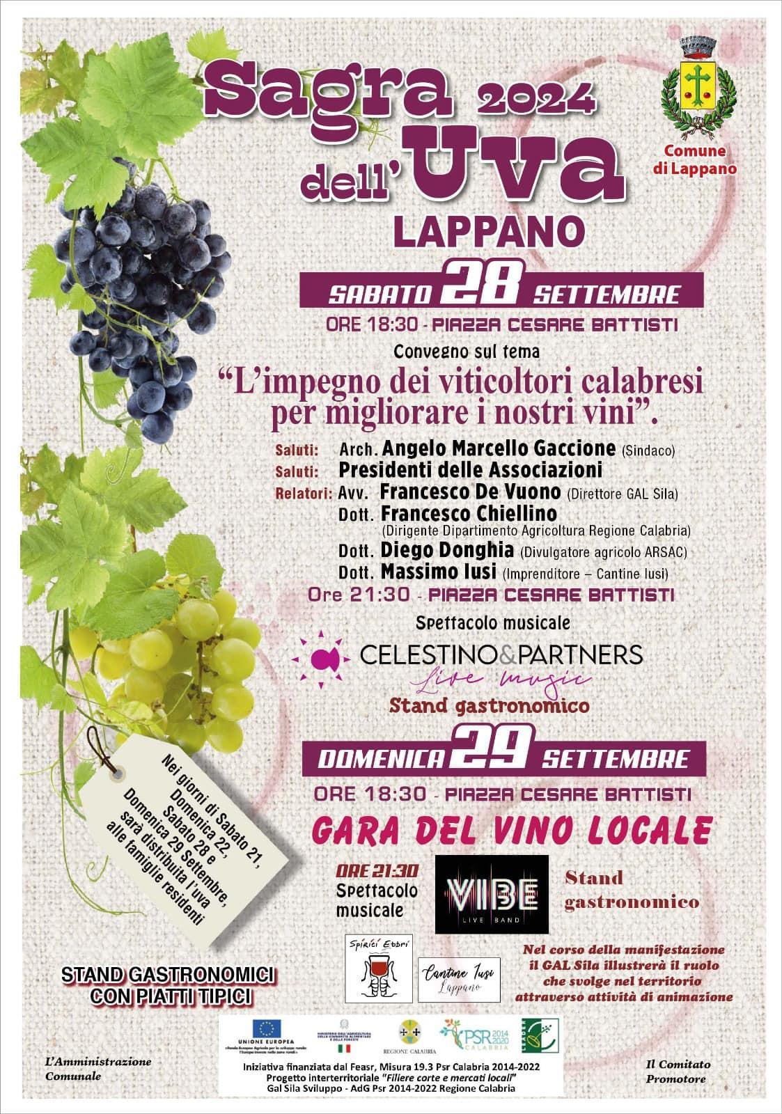 Sagra dell'Uva 2024 - III EDIZIONE (inizio ore 18:30)