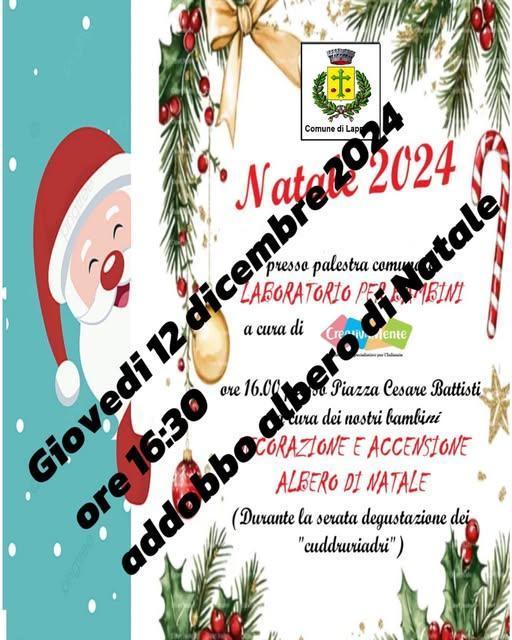 Addobbo Albero di Natale (inizio ore 16.30)