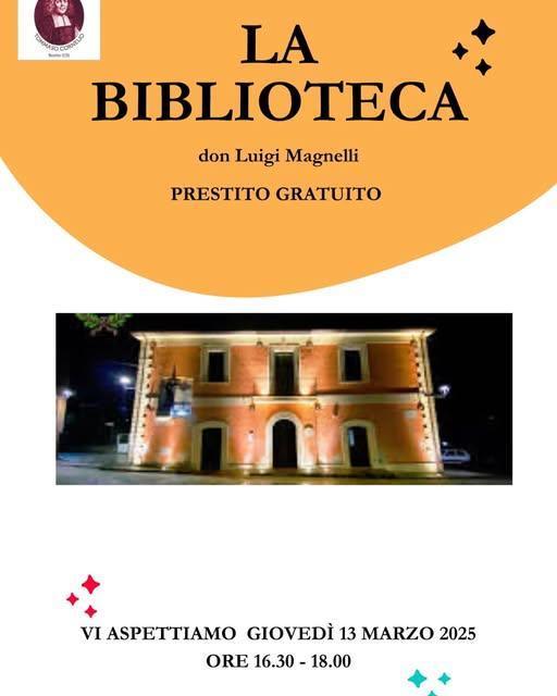 La Biblioteca (inizio ore 16.30)