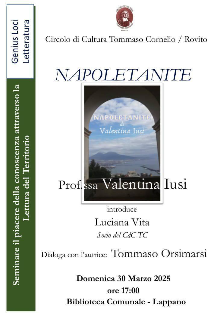 "Napoletanite" di Valentina Iusi (inizio ore 17:00)